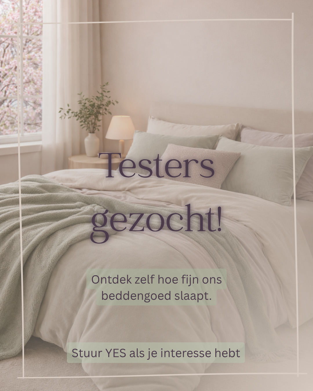 Testers gezocht (lente)