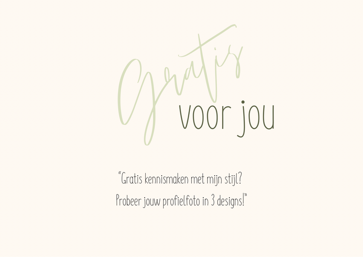 Gratis, voor jou