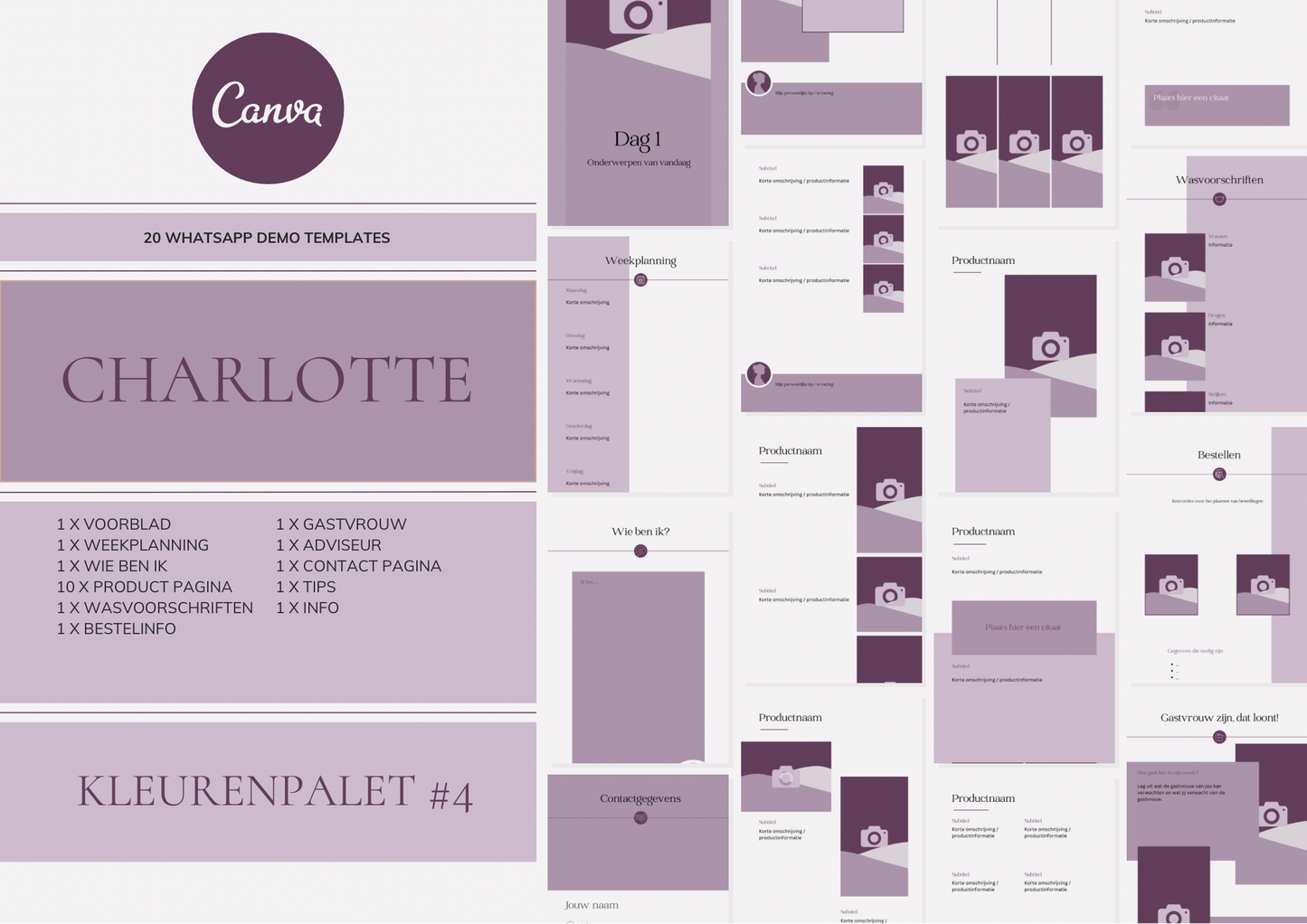 Charlotte – WhatsApp Demo Templates