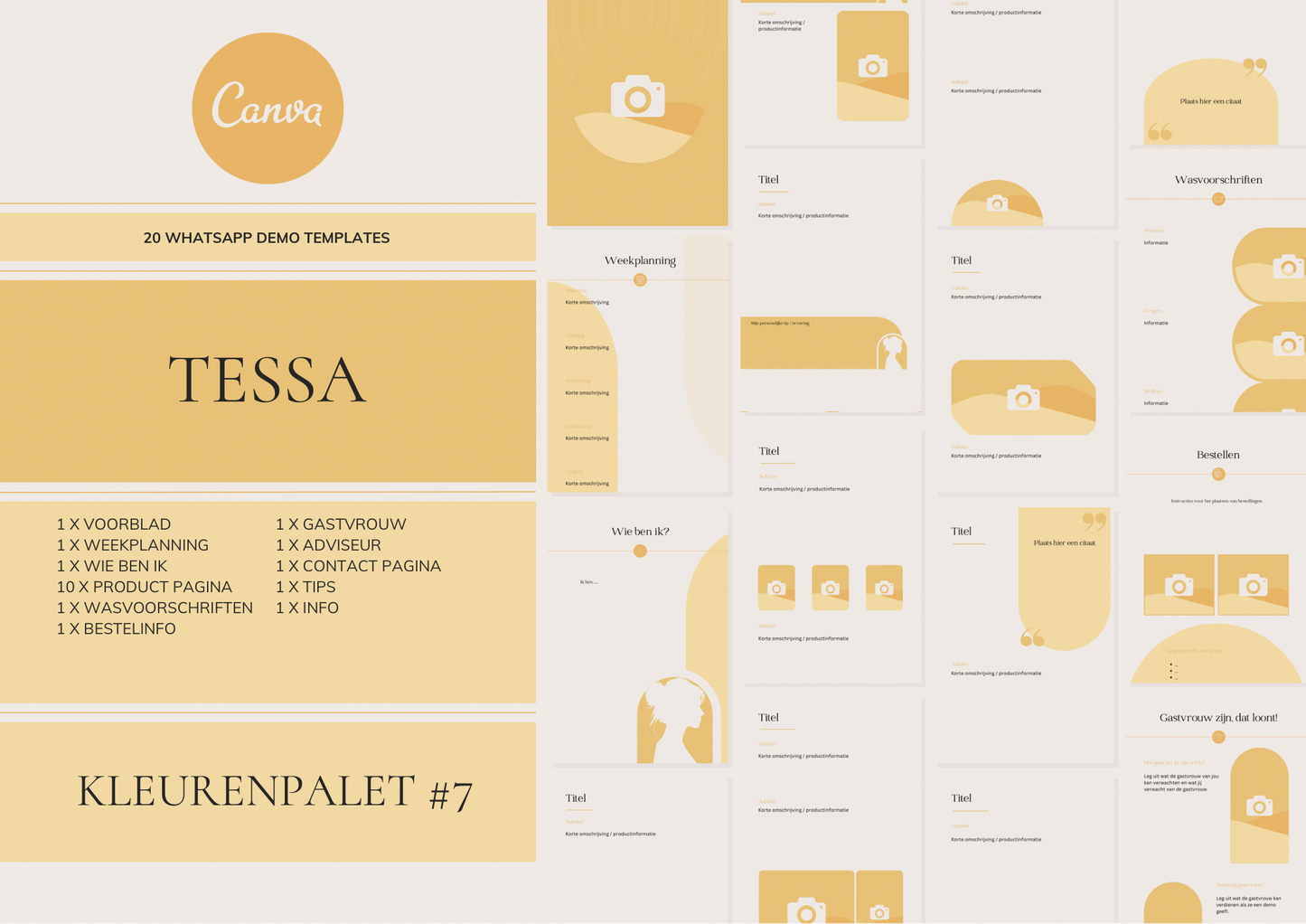 Tessa — WhatsApp Demo Templates