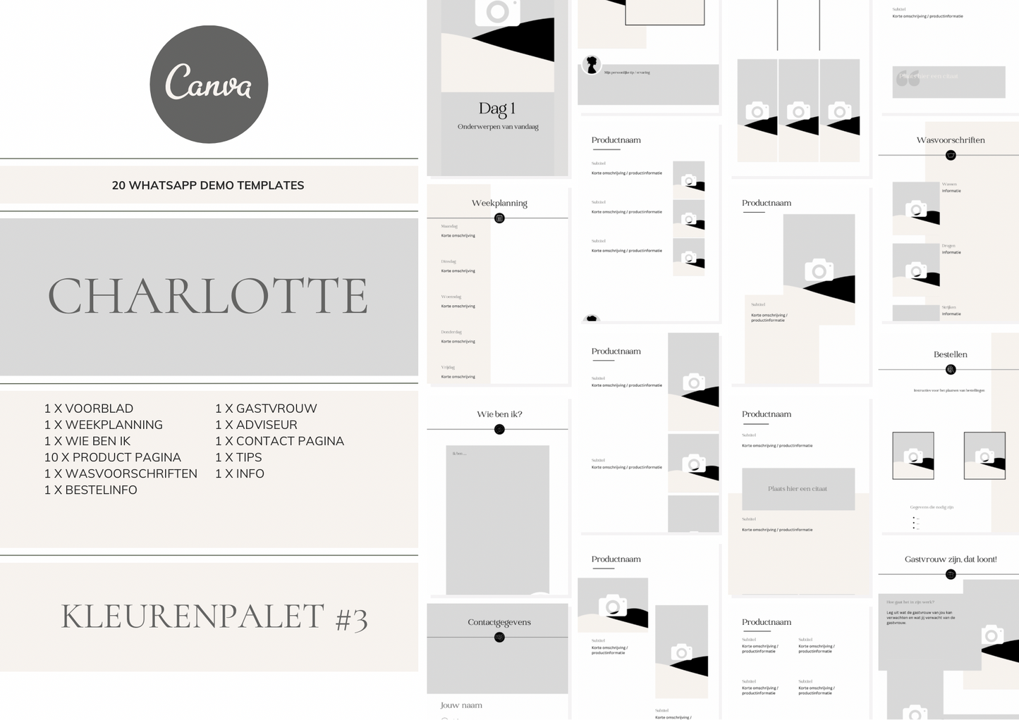 Charlotte – WhatsApp Demo Templates