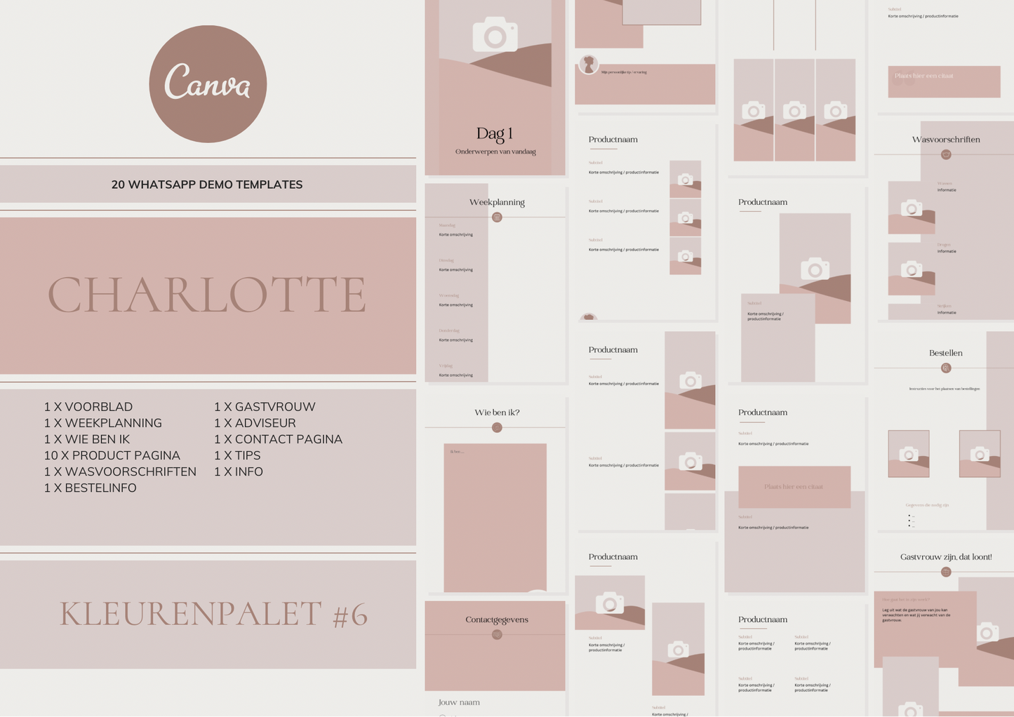 Charlotte – WhatsApp Demo Templates