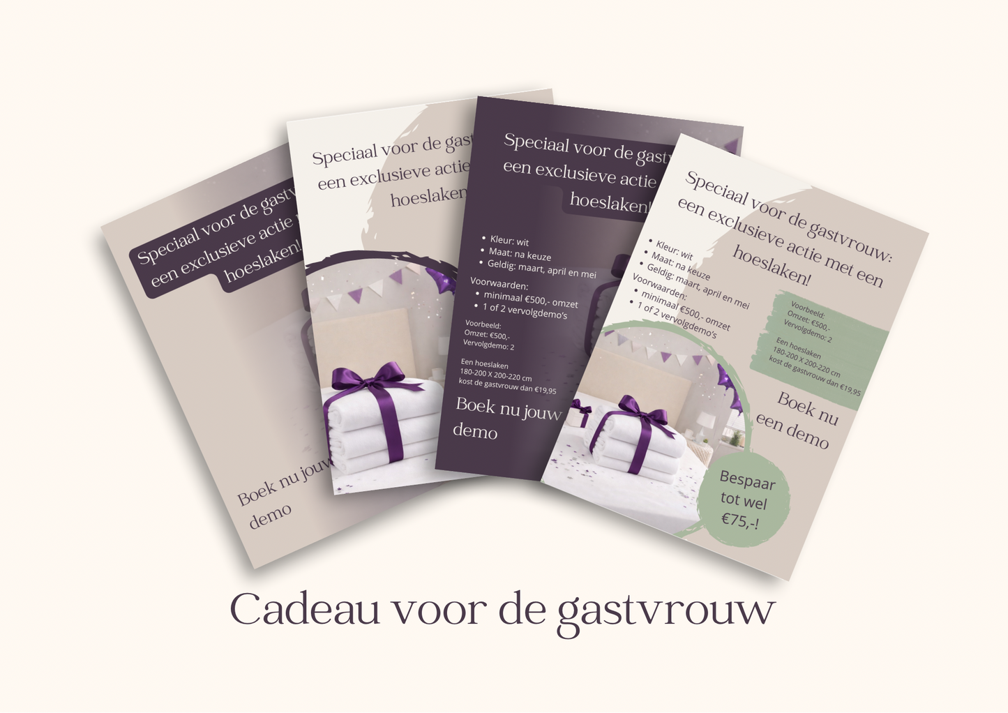 Cadeau gastvrouw (4 afbeeldingen)