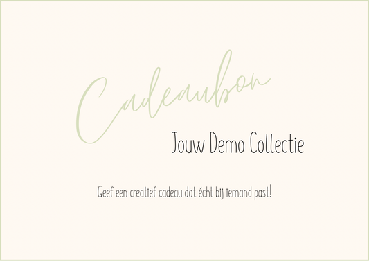 Cadeaubon | Jouw Demo Collectie